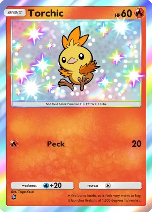 Torchic card front