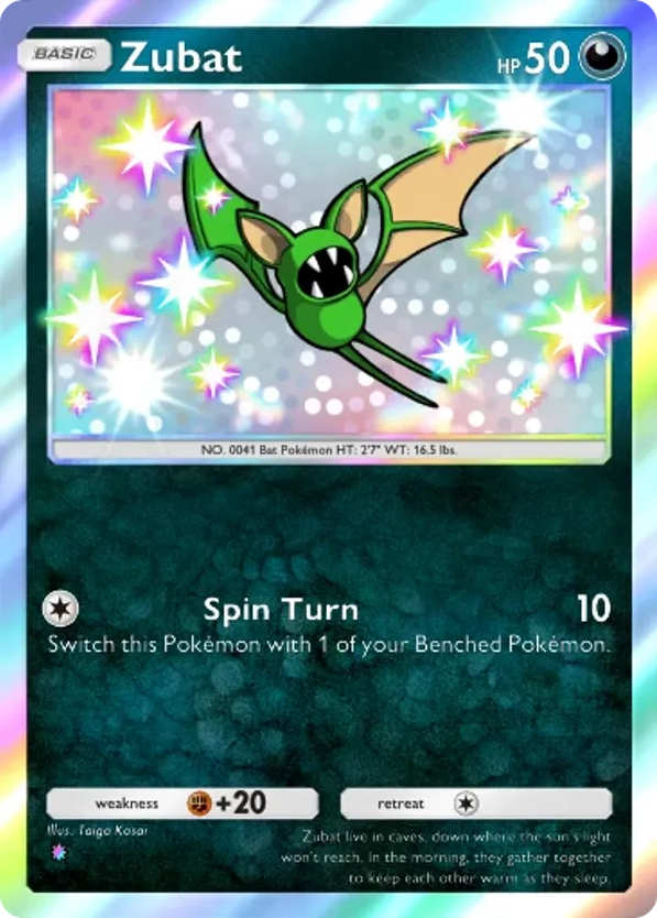 Zubat card front