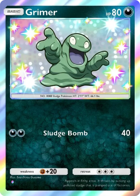 Grimer card front