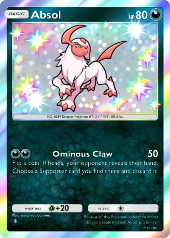 Absol card front