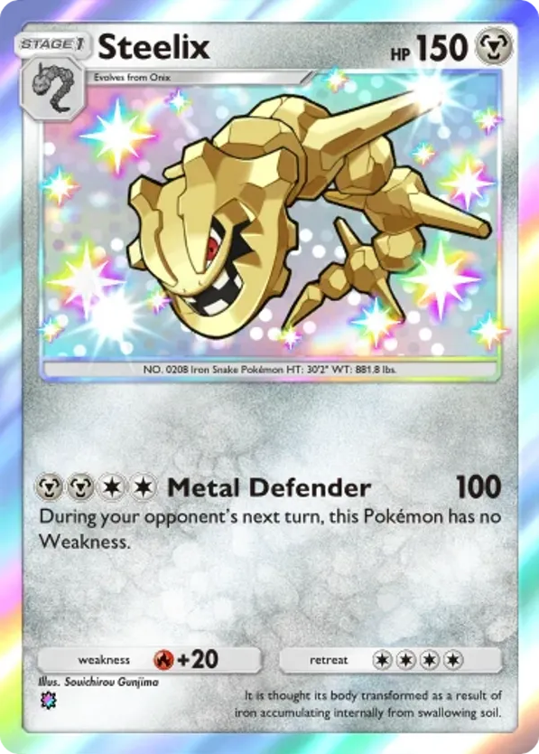 Steelix card front