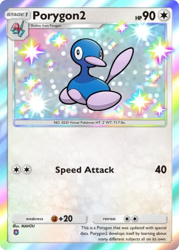 Porygon2 card front