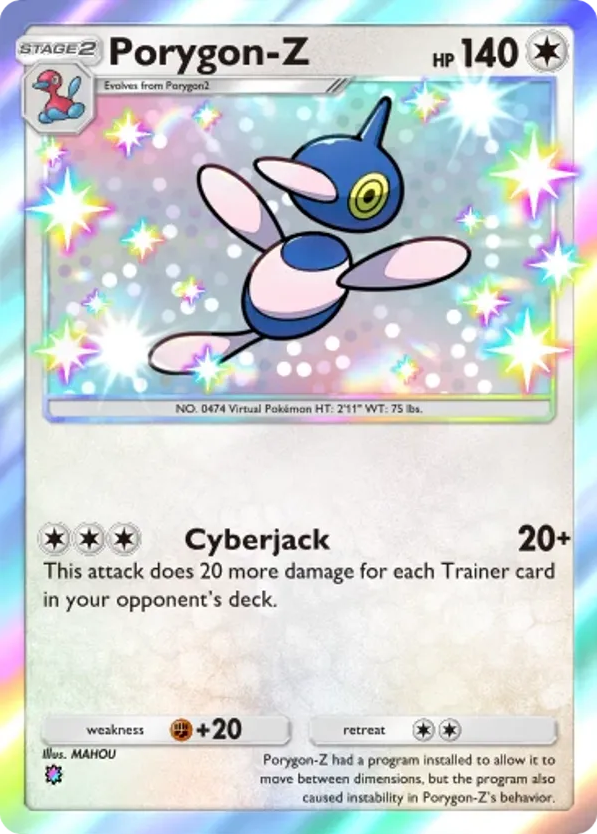 Porygon-Z card front