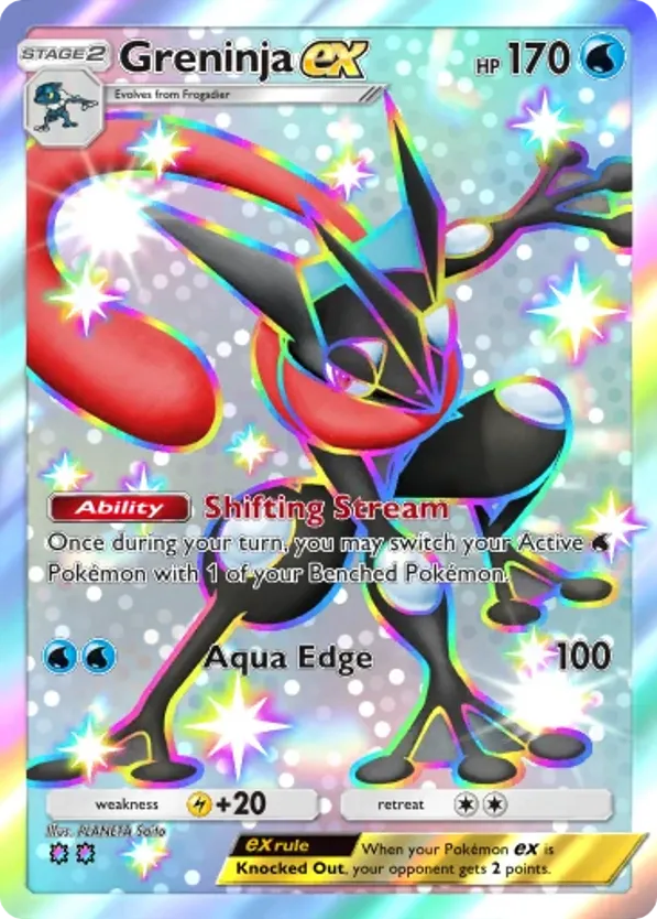 Greninja ex card front