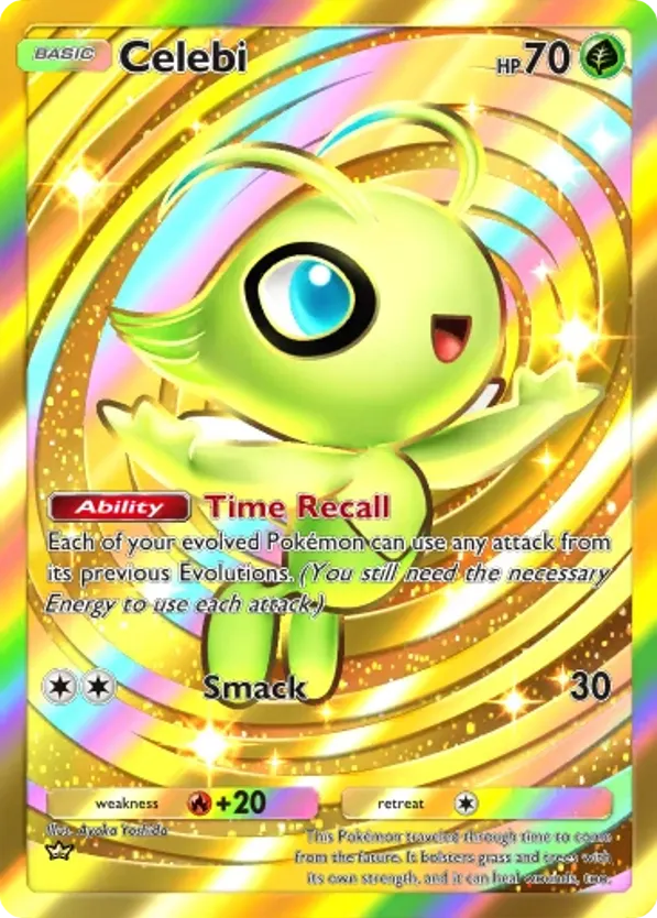 Celebi card front