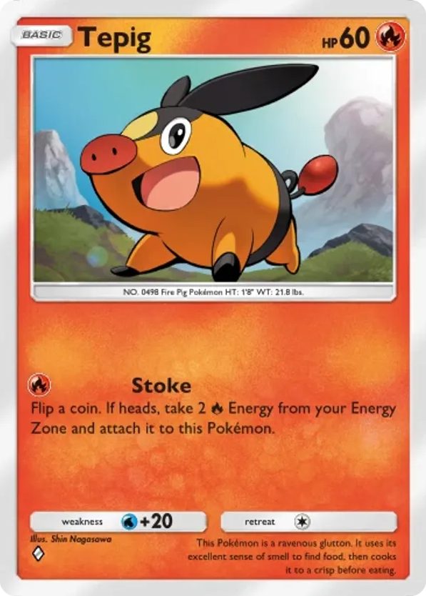 Tepig card front