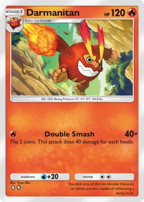 Darmanitan card front