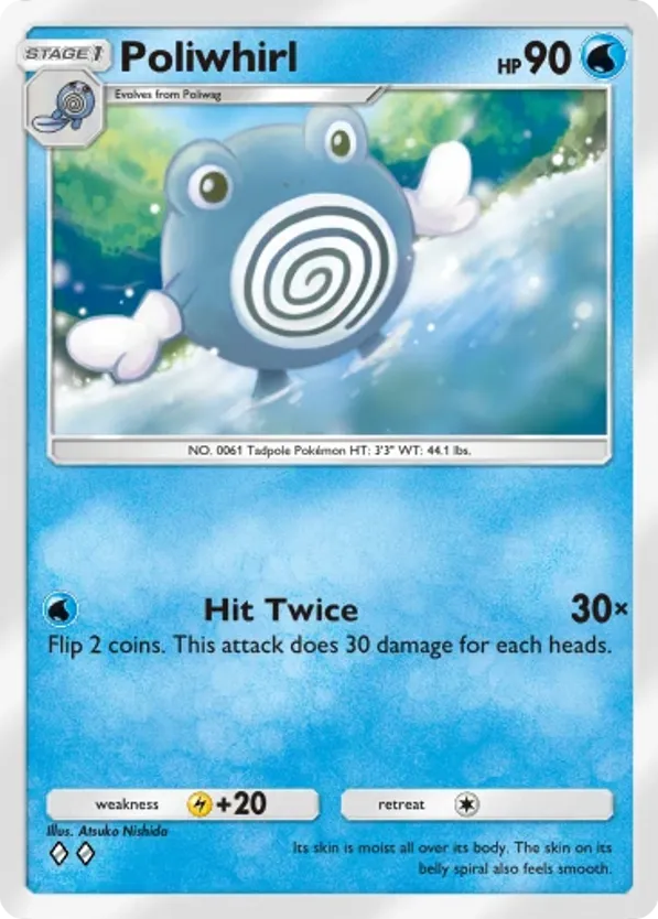Poliwhirl card front