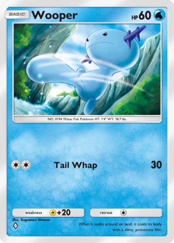 Wooper card front