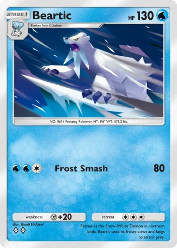Beartic card front