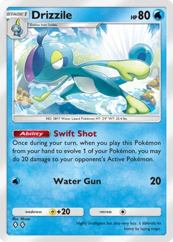 Drizzile card front