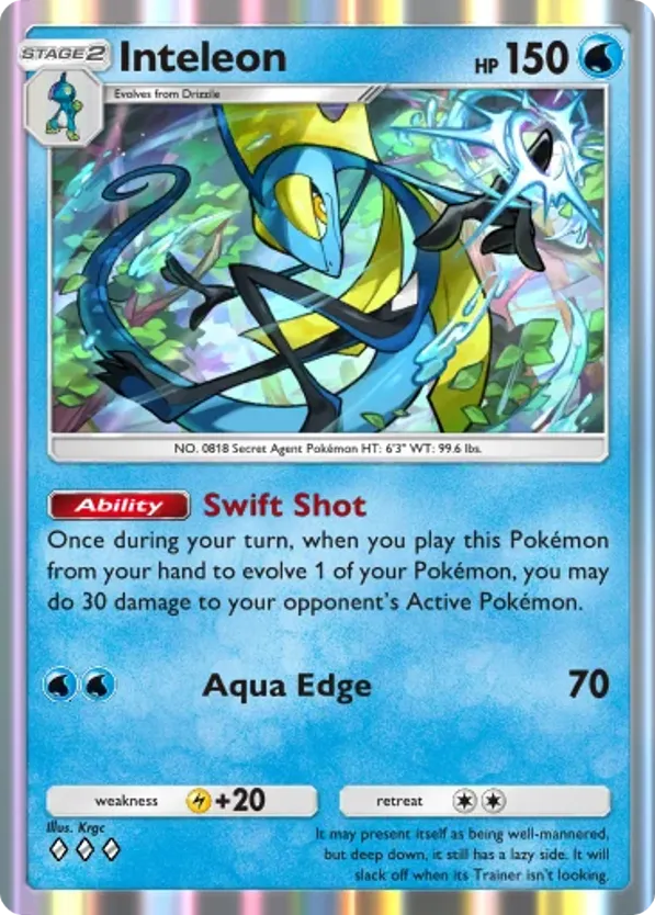 Inteleon card front