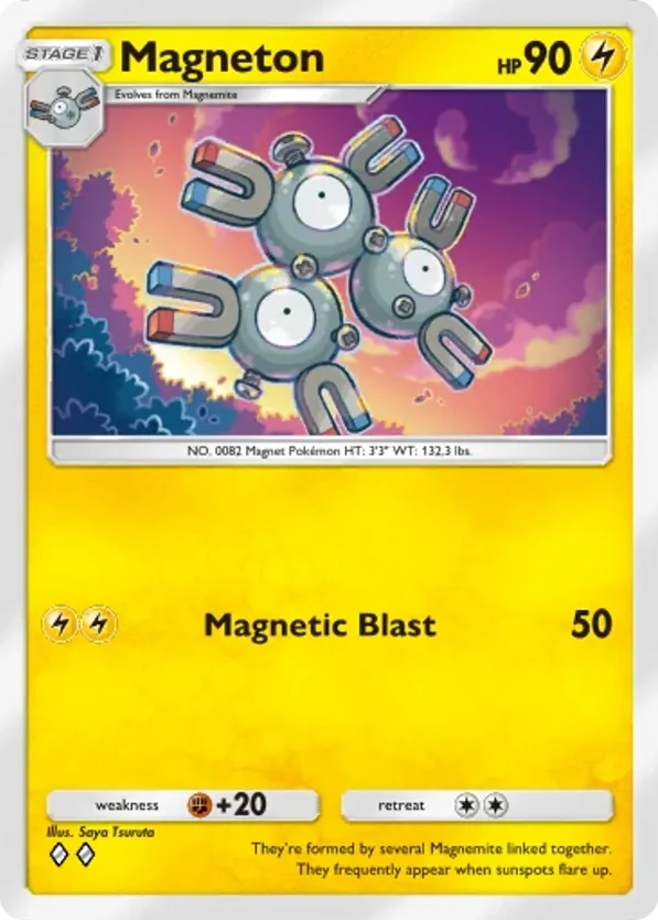 Magneton card front