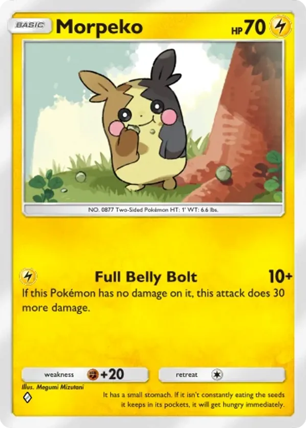 Morpeko card front