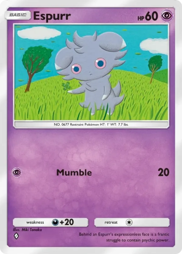 Espurr card front