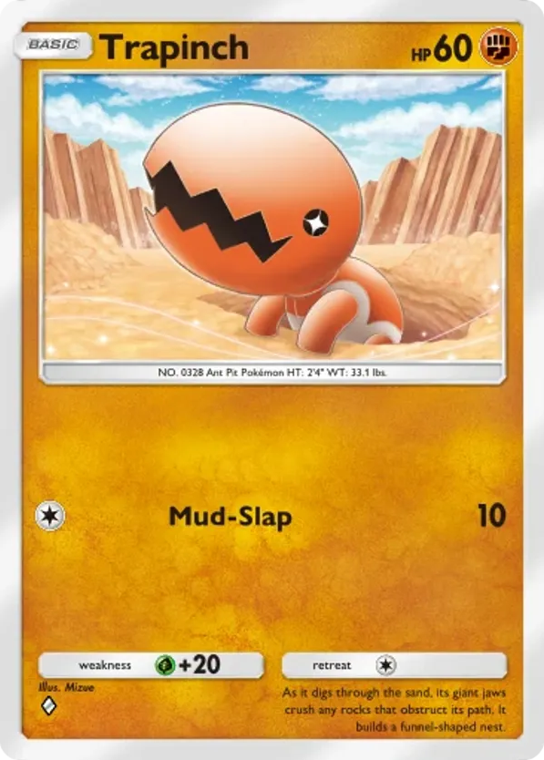 Trapinch card front