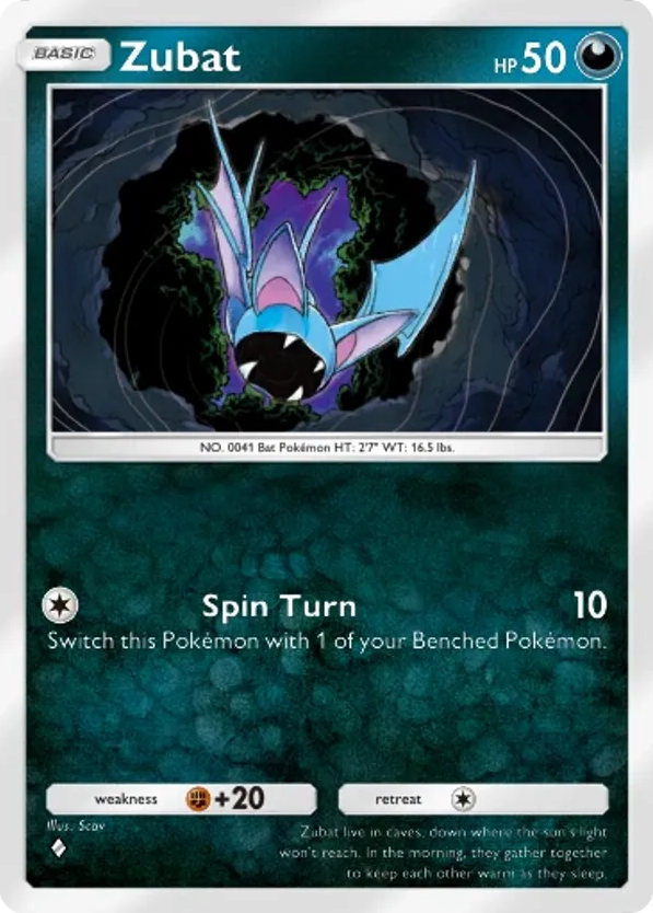 Zubat card front
