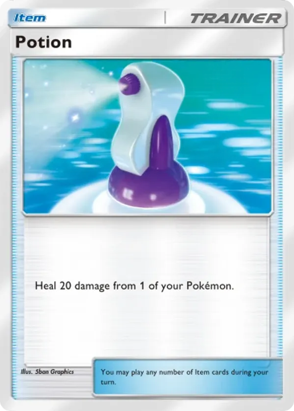 Potion card front