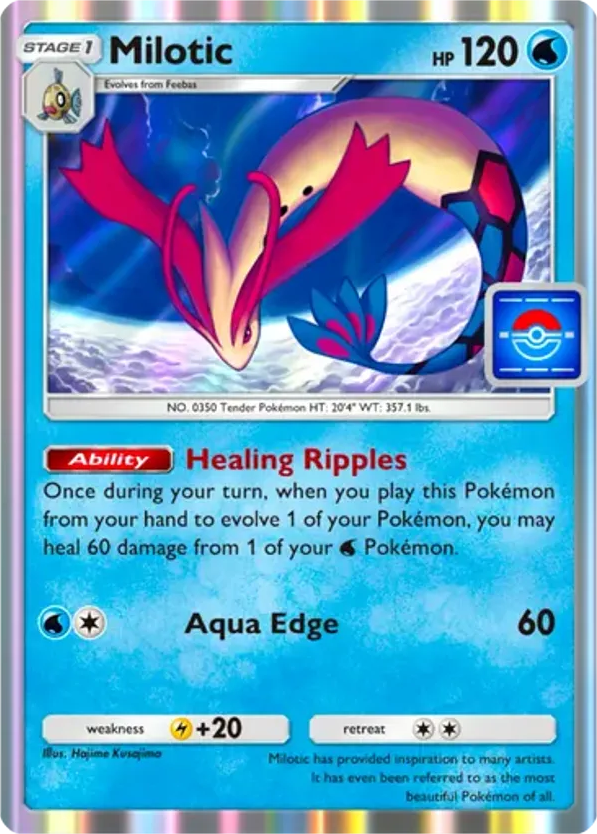 Milotic card front