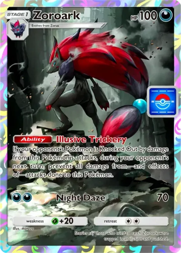 Zoroark card front