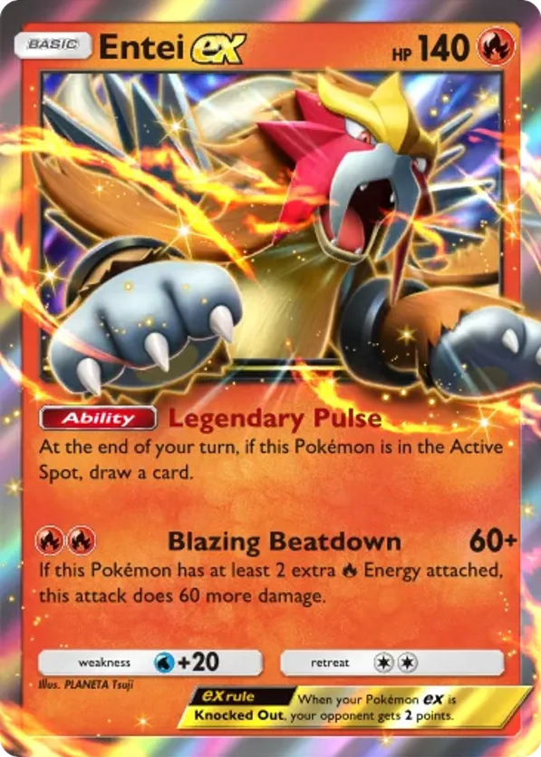 Entei ex card front