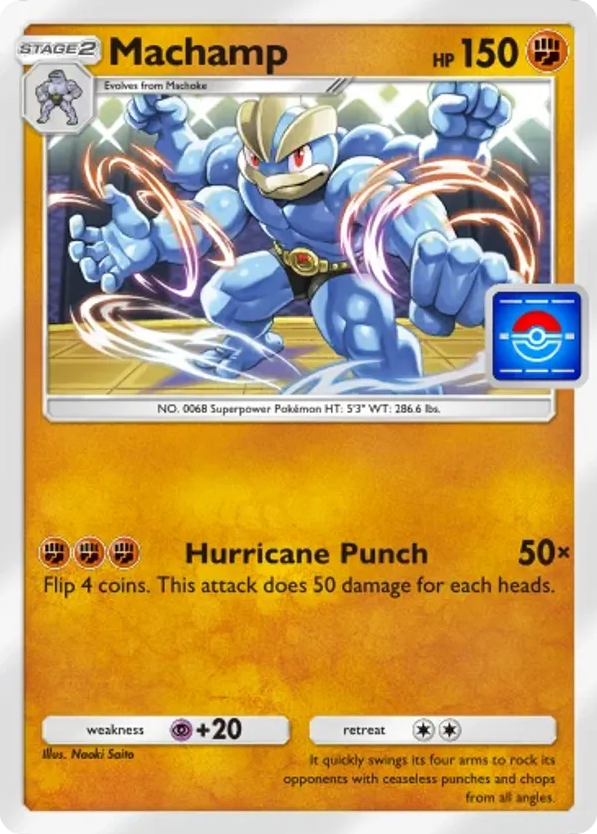 Machamp card front