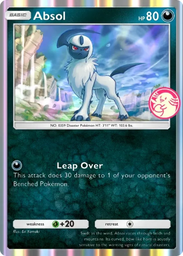 Absol card front
