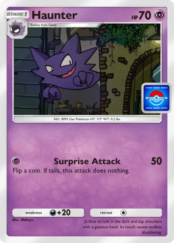 Haunter card front