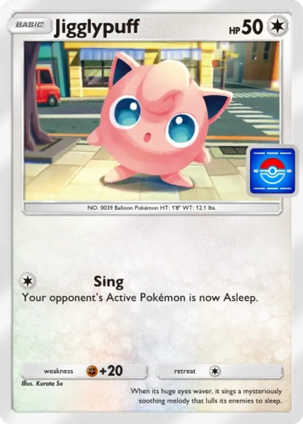 Jigglypuff card front