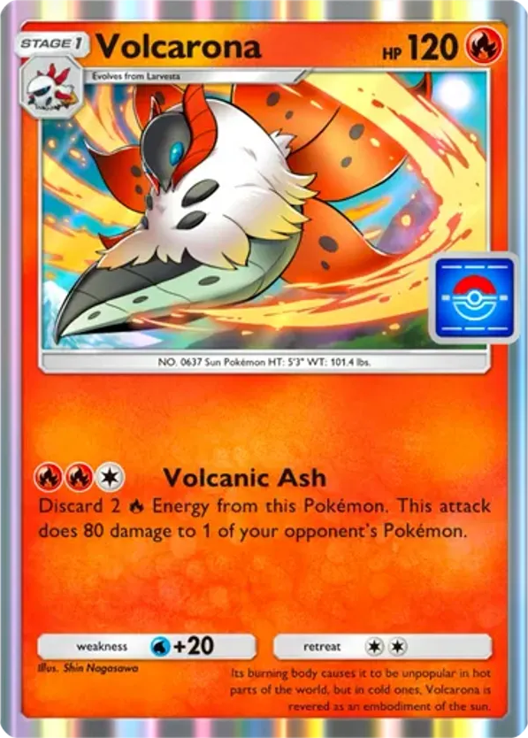 Volcarona card front