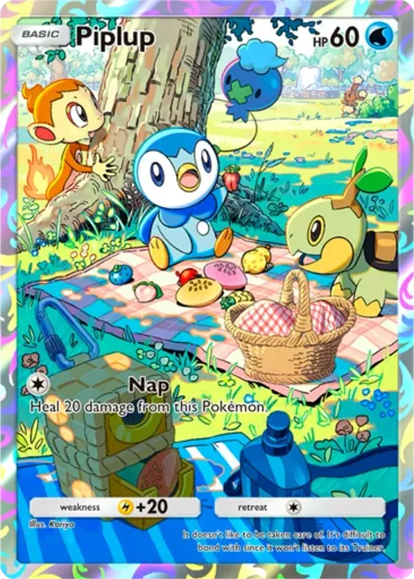 Piplup card front
