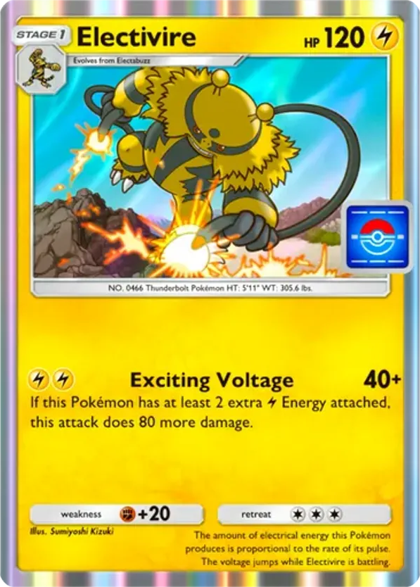 Electivire card front