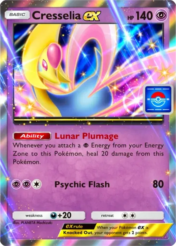Cresselia ex card front