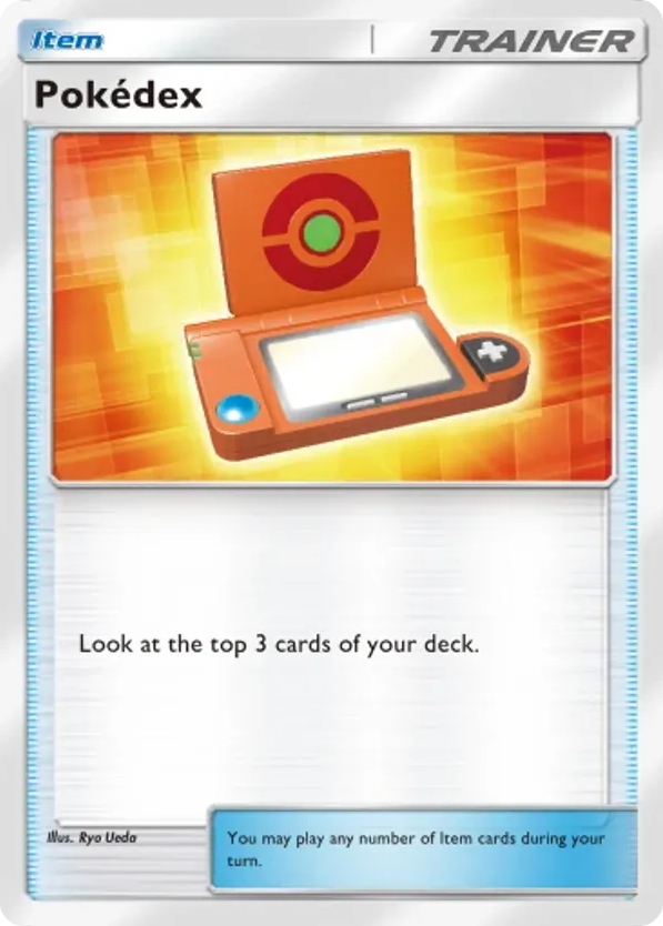 Pokédex card front
