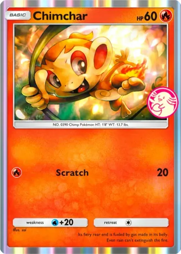 Chimchar card front