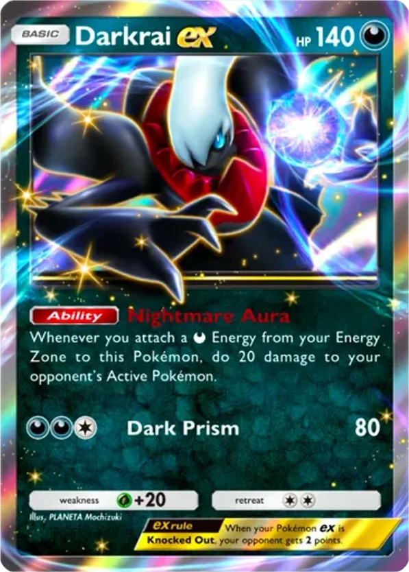 Darkrai ex card front