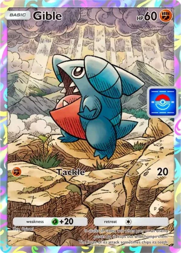 Gible card front
