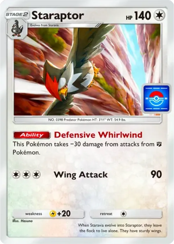 Staraptor card front