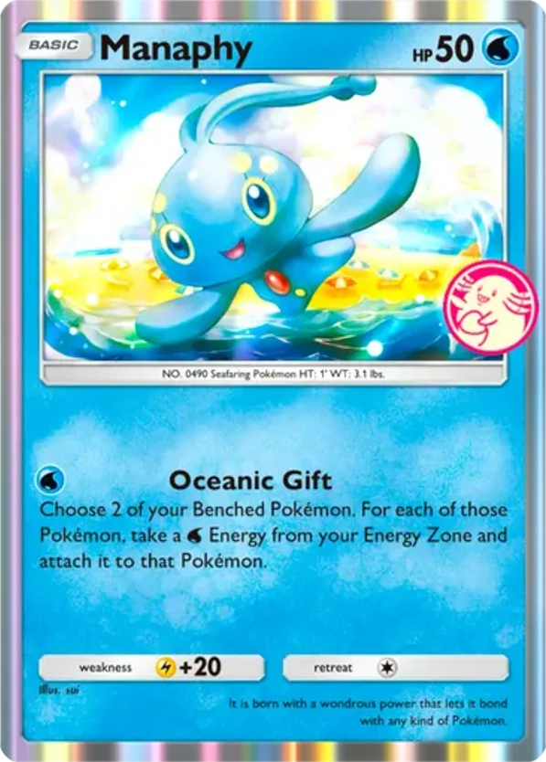 Manaphy card front