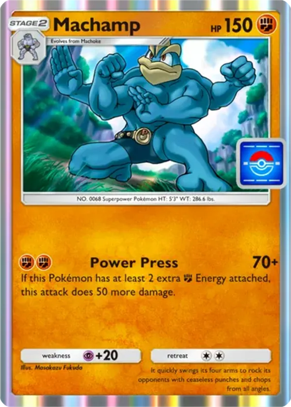Machamp card front