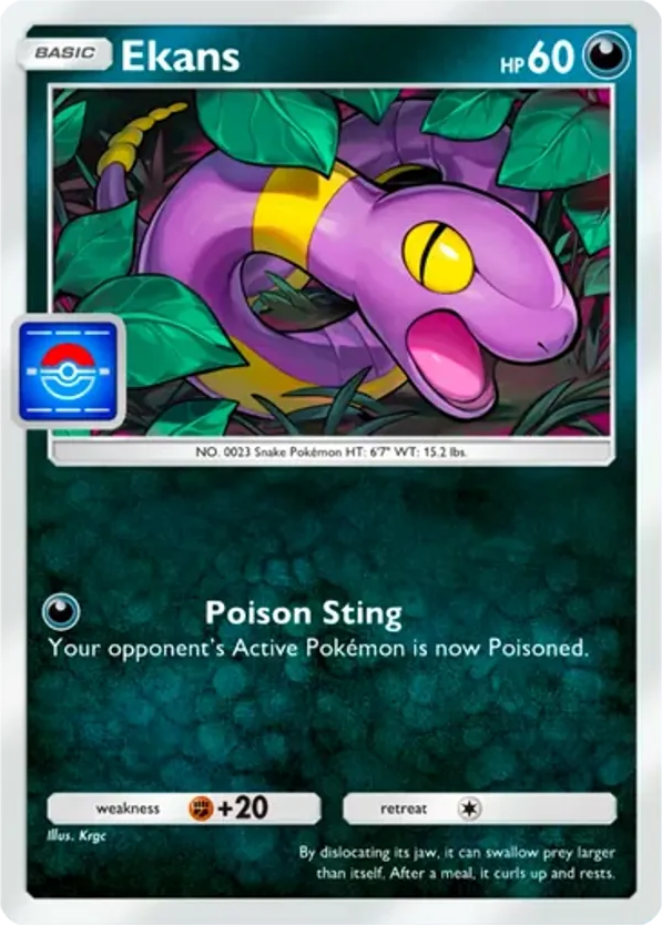 Ekans card front