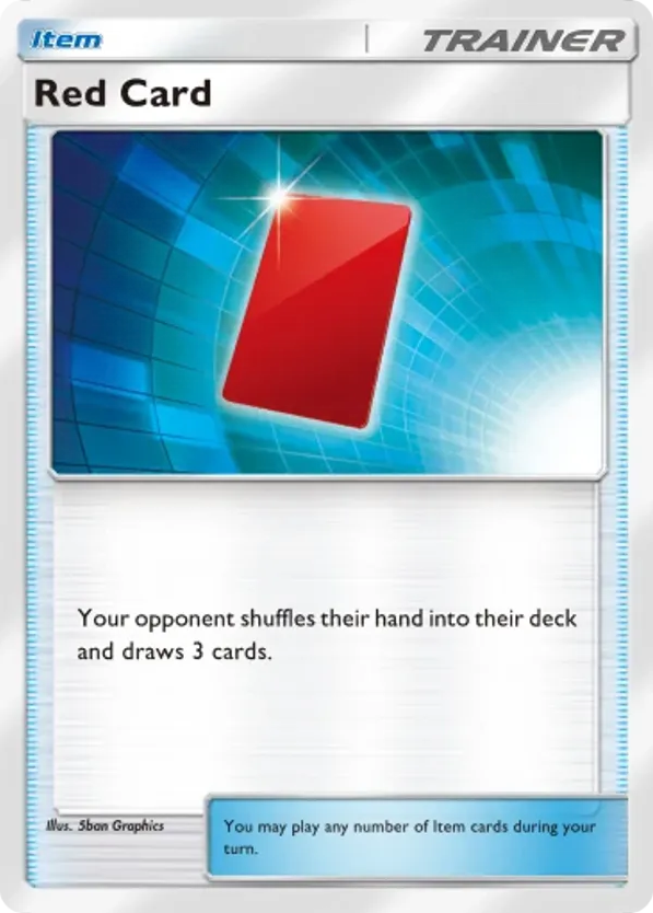 Red Card card front