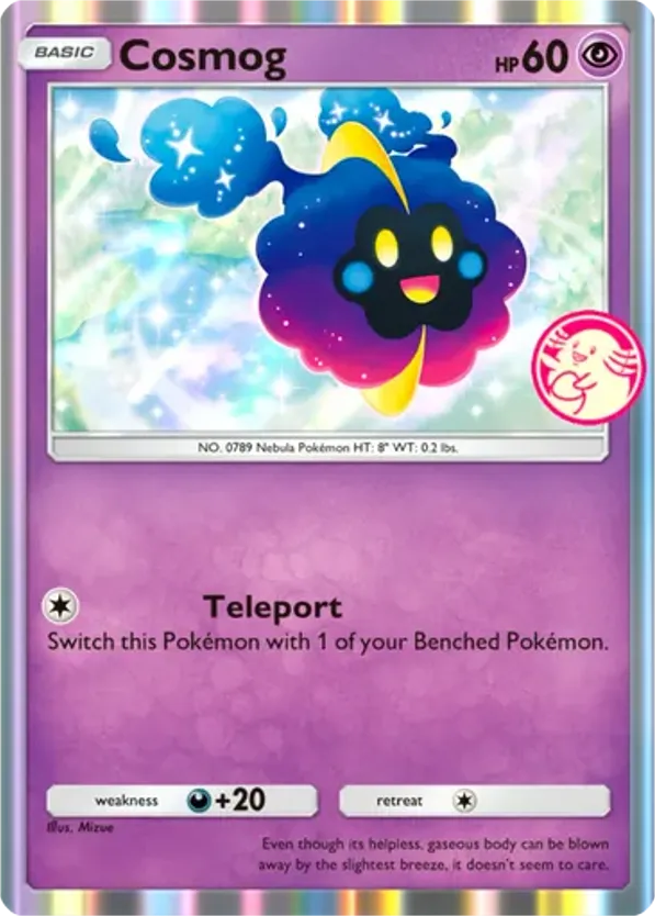 Cosmog card front