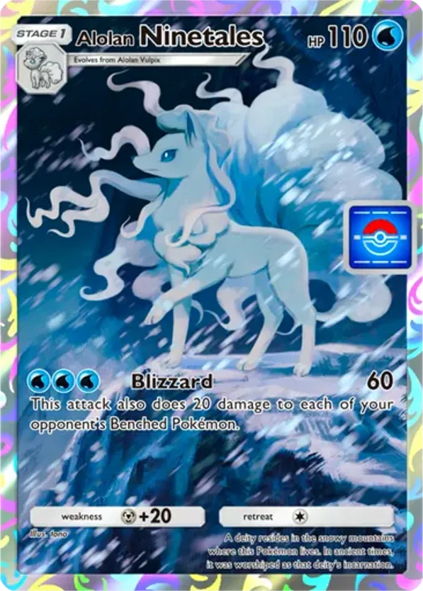 Alolan Ninetales card front