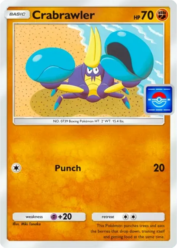 Crabrawler card front