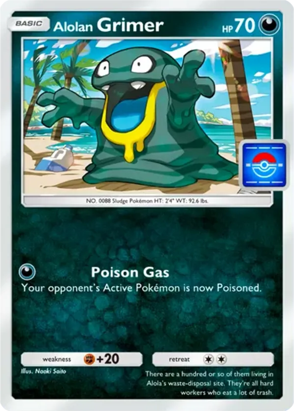 Alolan Grimer card front