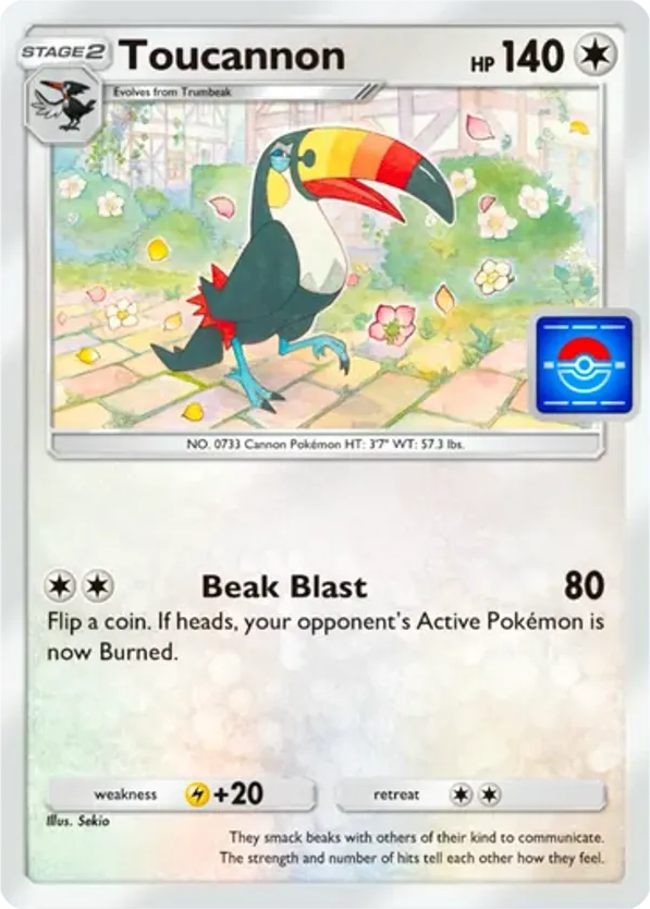 Toucannon card front