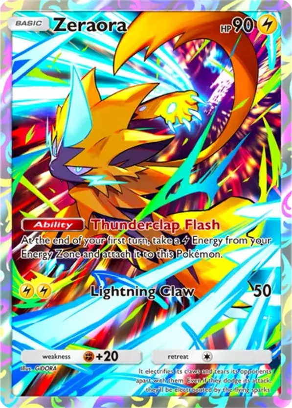 Zeraora card front