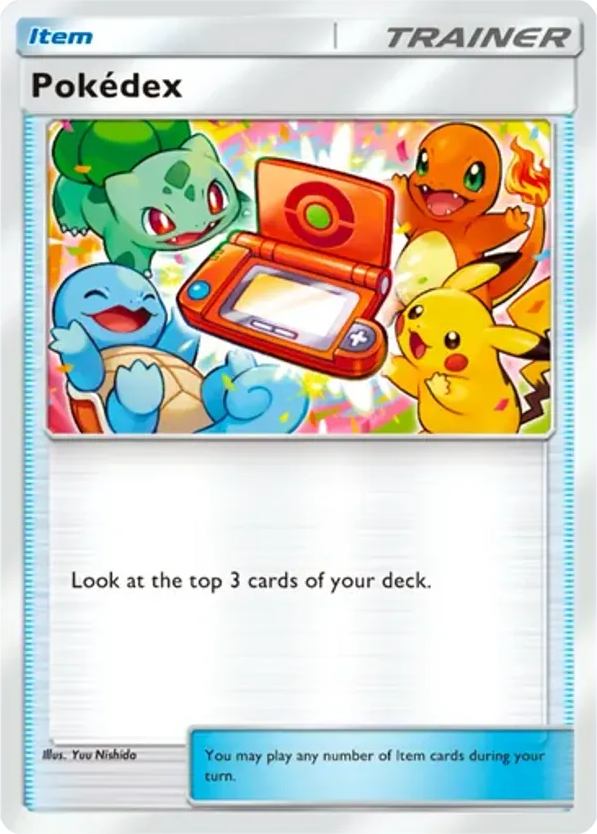 Pokédex card front