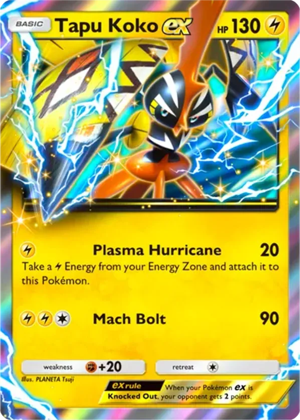 Tapu Koko ex card front